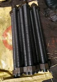 MS STUD 5/8'' X 6 " WITH NUT AND WASHER