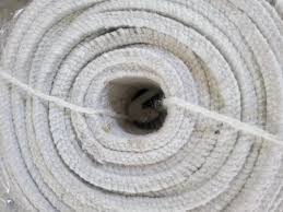 ASBESTOS ROUND ROPE WHITE 28 MM